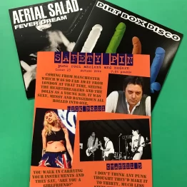 Safety Pin magazine #23 with Dirt Box Disco / Aerial Salad 7"